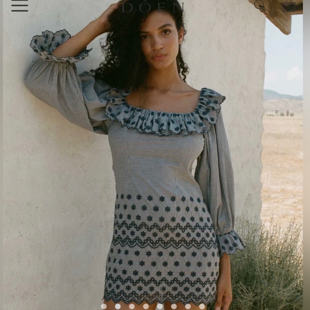 Doen franique gingham dress 
Never worn